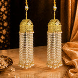 Traditional Long Gold Dome Pearl-Beaded Kalira
