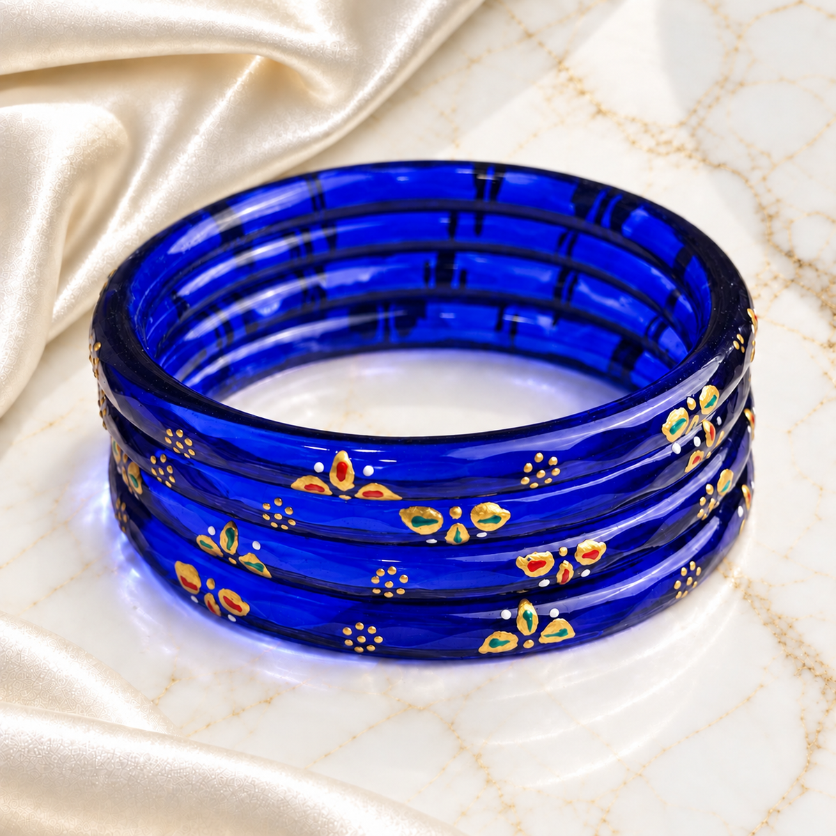 Leafwork Glass Kada