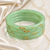 Leafwork Glass Kada