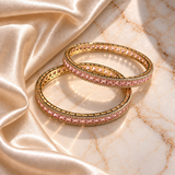 American Diamond Rectangle Stone Kada