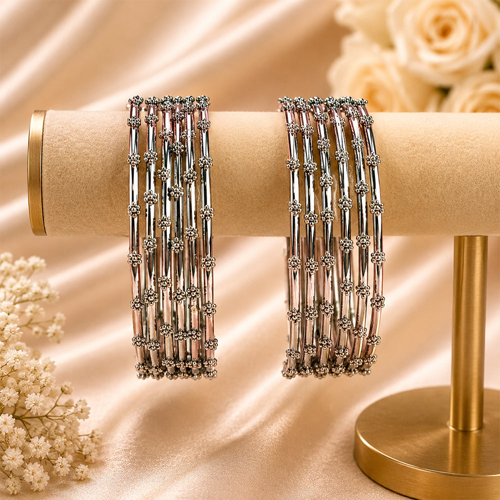 Flower Dotted Bangle