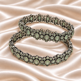 Geometric Floral Stone Kada