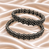 Geometric Floral Stone Kada