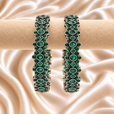 Geometric Floral Stone Kada