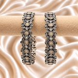 Geometric Floral Stone Kada