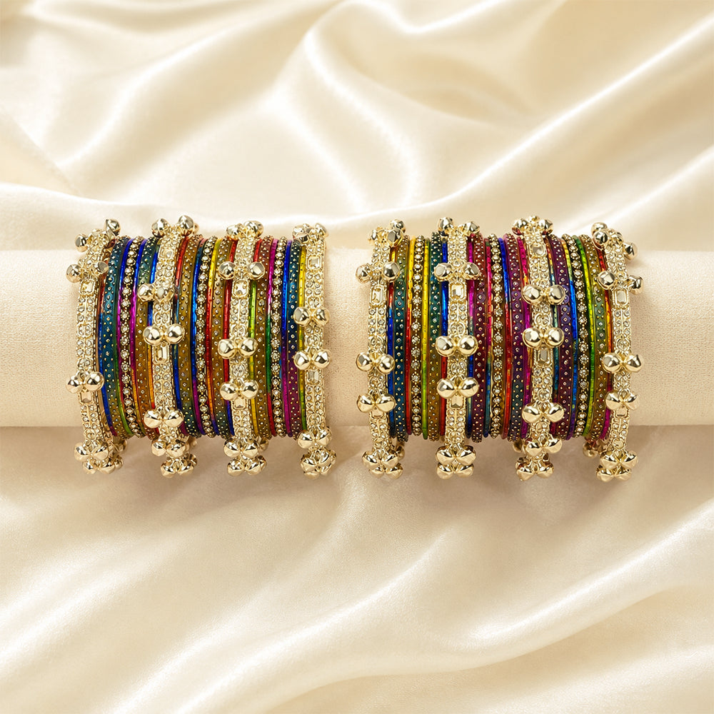 Ghungroo Bangles set