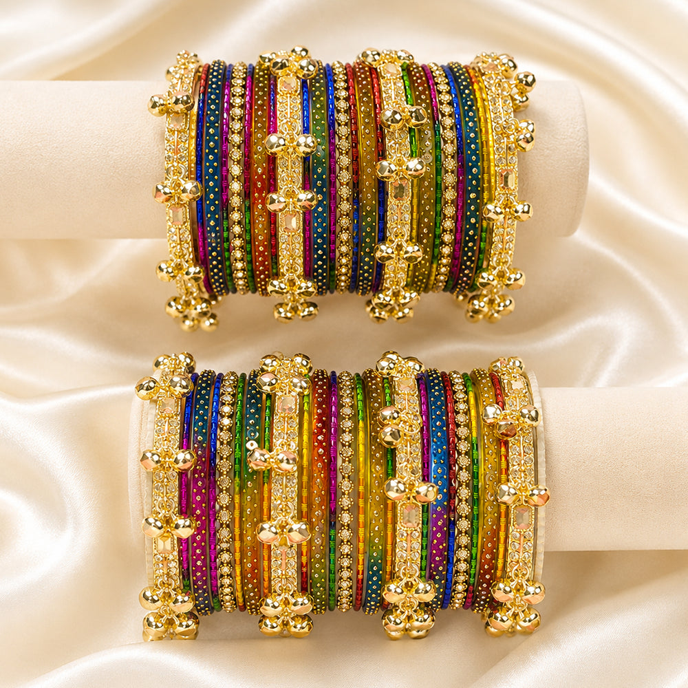 Ghungroo Bangles set