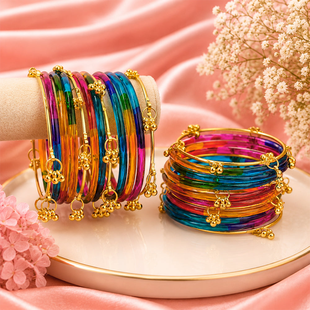 Ghungroo With Jelly Bangles