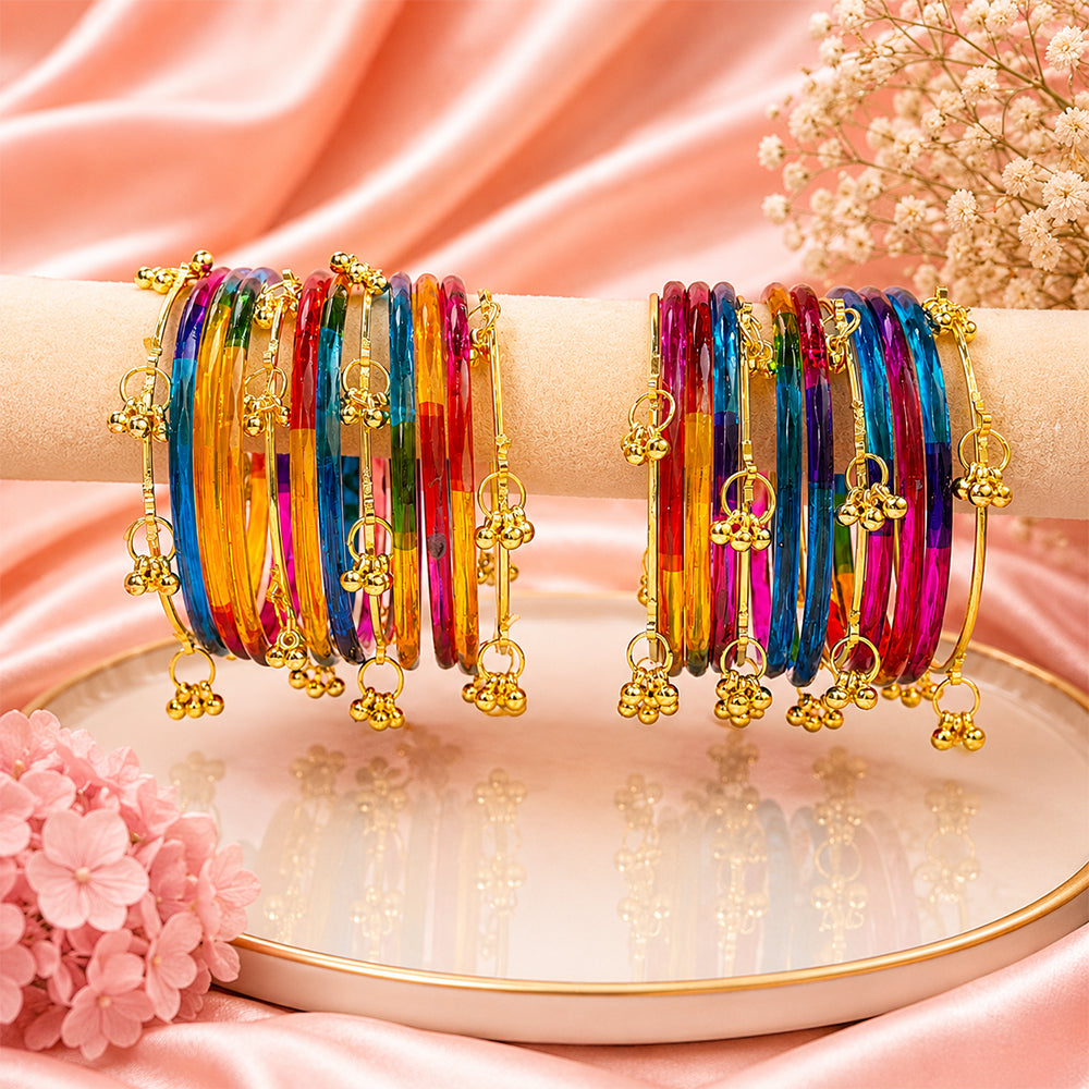 Ghungroo With Jelly Bangles