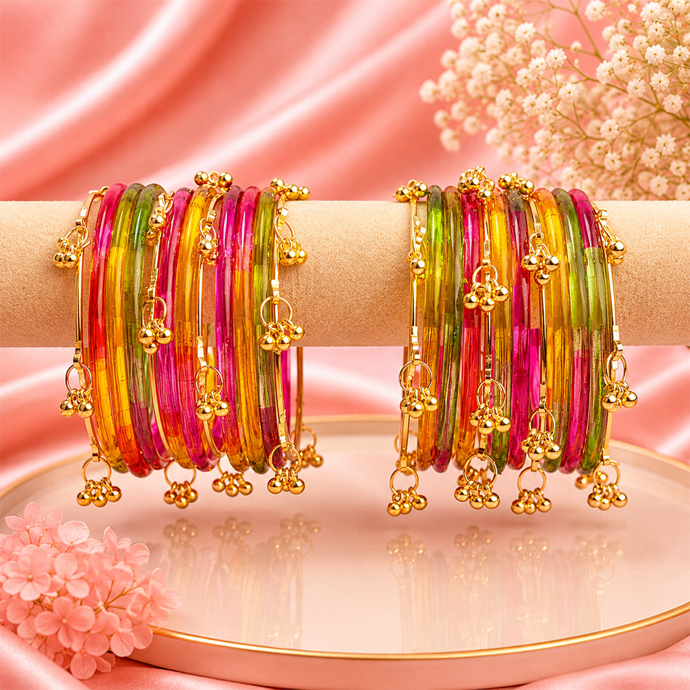 Ghungroo With Jelly Bangles