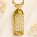 Golden Dome with Pearl Chain Hanging Bridal Kalira