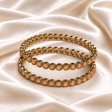 Oval Reverse Ad Stone Kada
