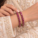 Oval Reverse Ad Stone Kada