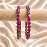 Oval Reverse Ad Stone Kada