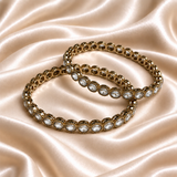 Oval Reverse Ad Stone Kada