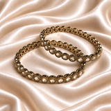 Oval Reverse Ad Stone Kada