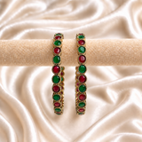 Oval Reverse Ad Stone Kada