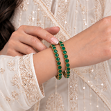 Oval Reverse Ad Stone Kada