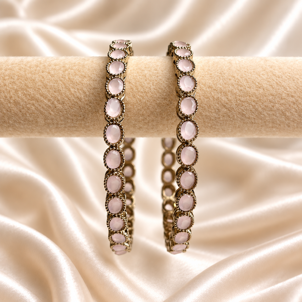 Oval Reverse Ad Stone Kada