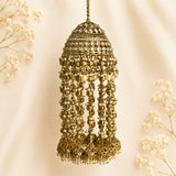 Polki Dome with Small Multiple Jhumka Hanging