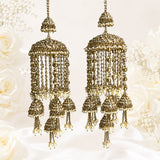 Polki-Pearl With Jhumka Design Bridal Kalira