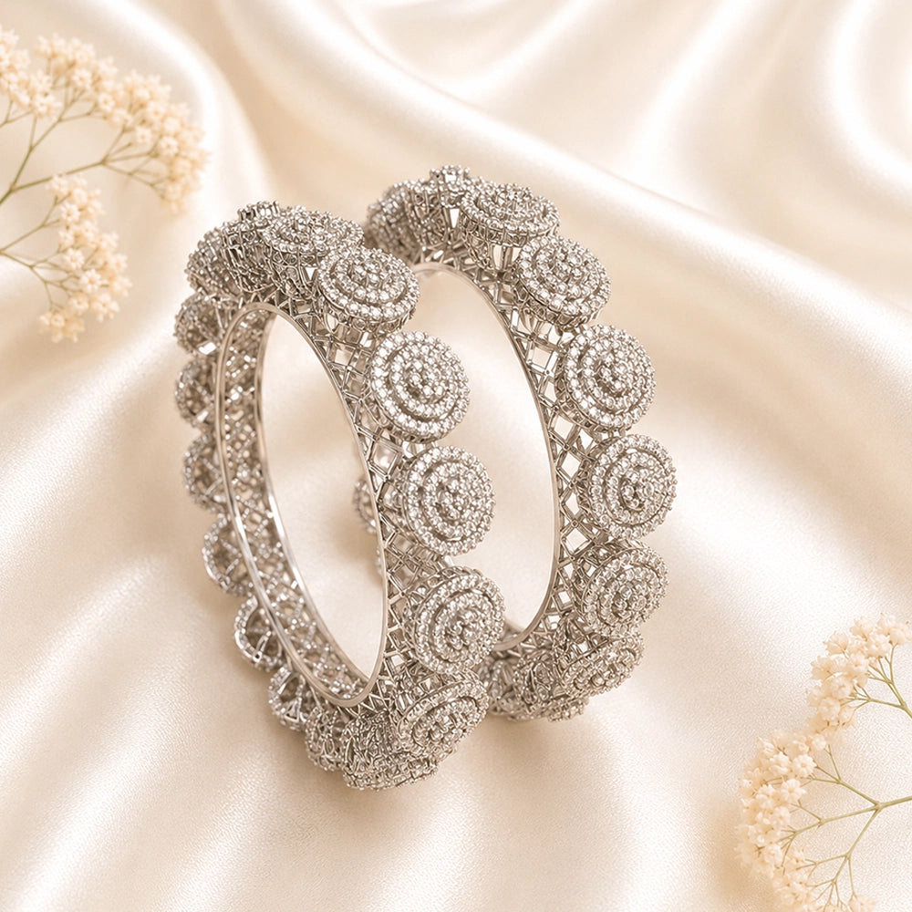 Premium AD Rich Sparkling Pacheli Bangles