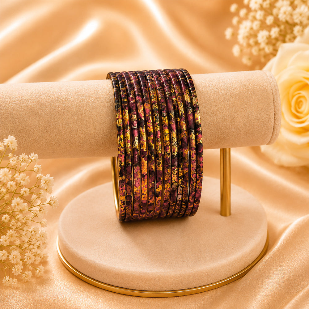 Printed metal bangle