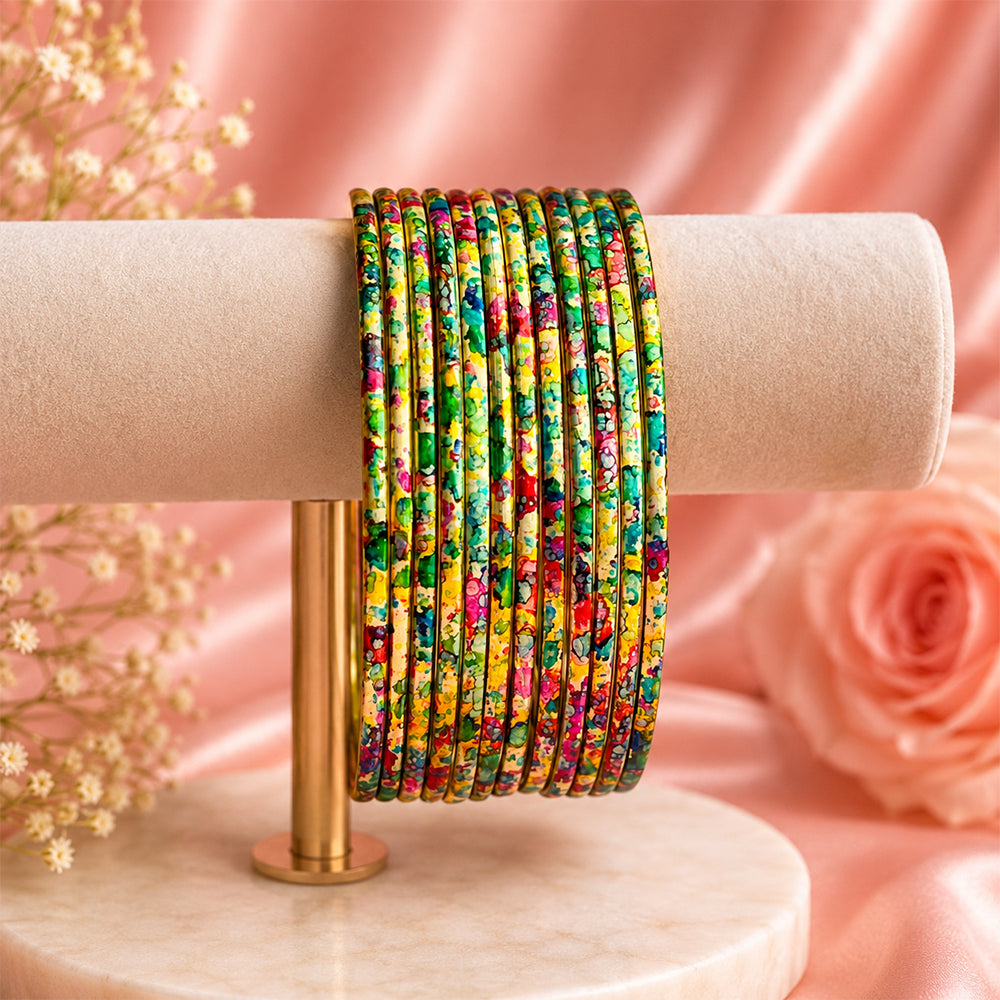 Printed metal bangle