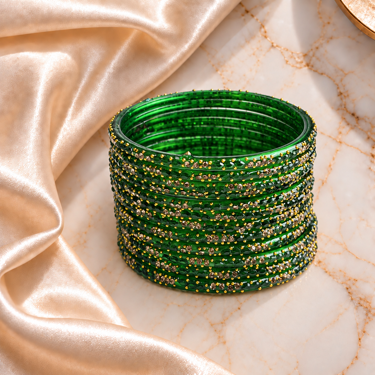 Raindrop Jelly Stones Bangles