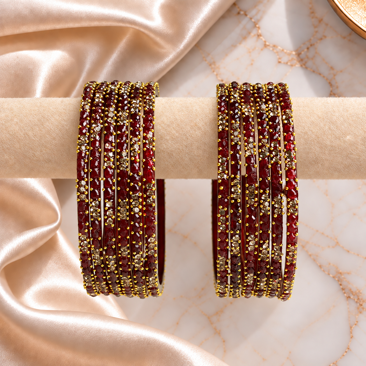 Raindrop Jelly Stones Bangles