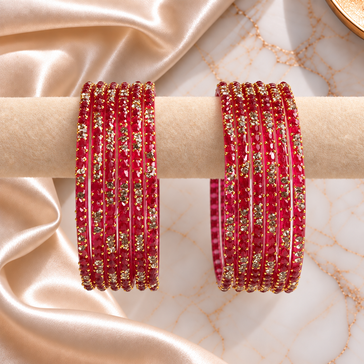 Raindrop Jelly Stones Bangles