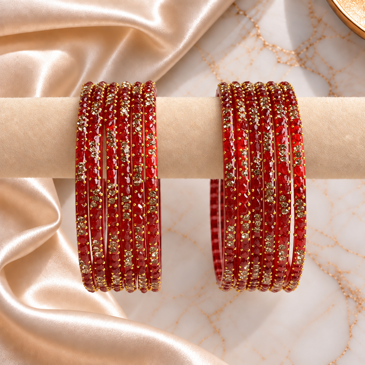 Raindrop Jelly Stones Bangles
