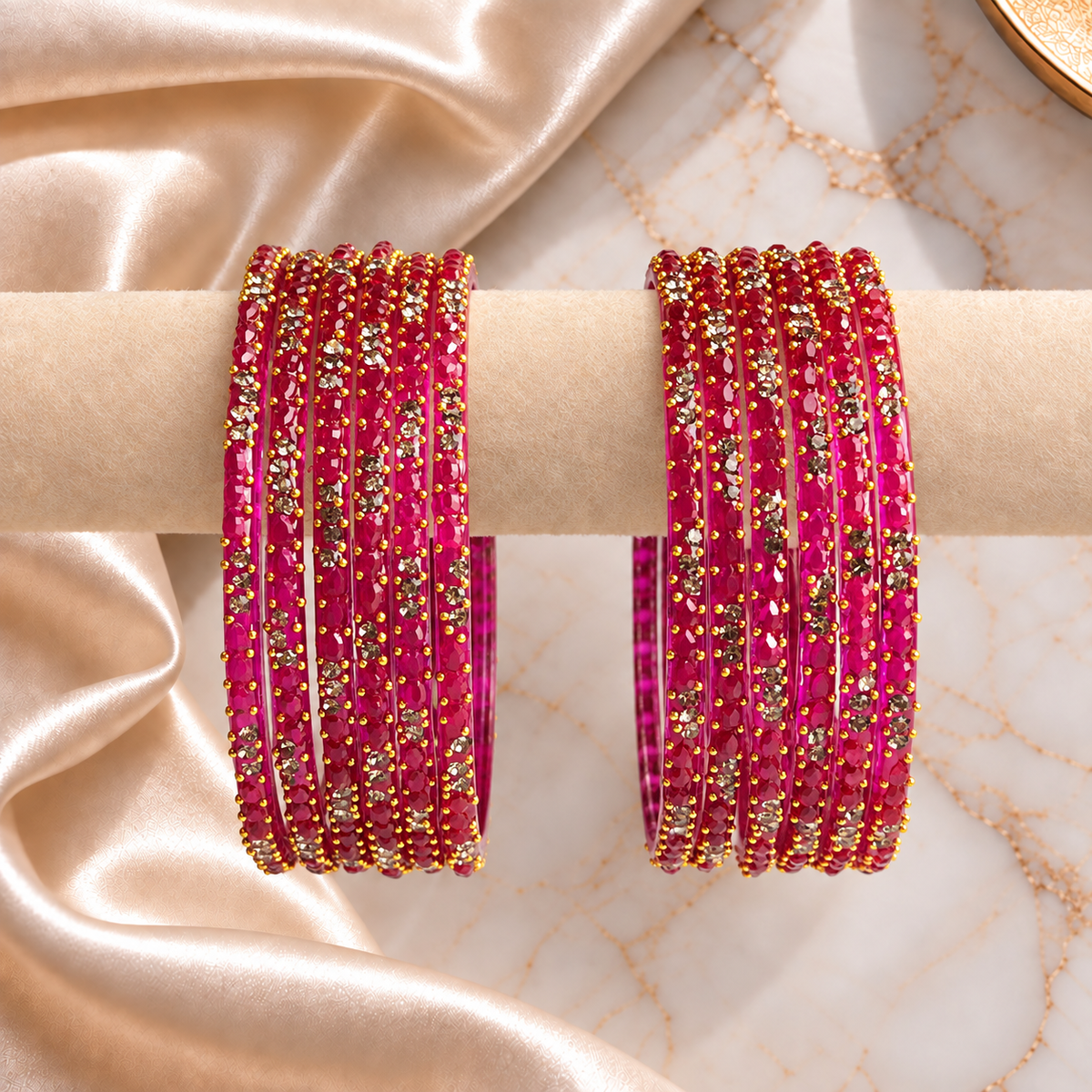 Raindrop Jelly Stones Bangles