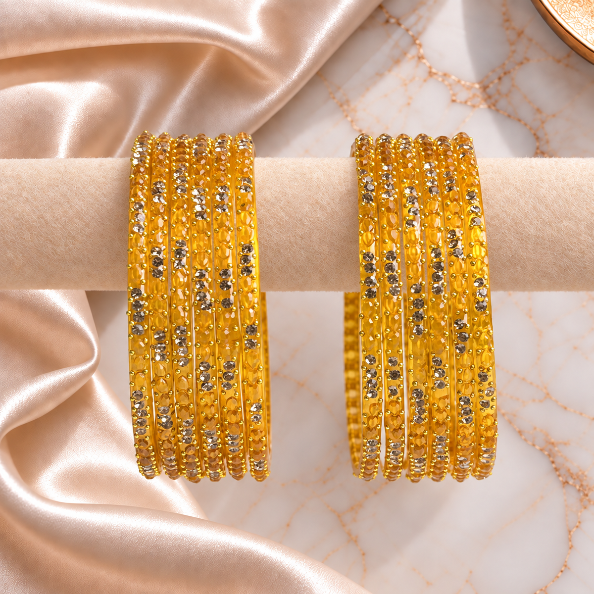 Raindrop Jelly Stones Bangles