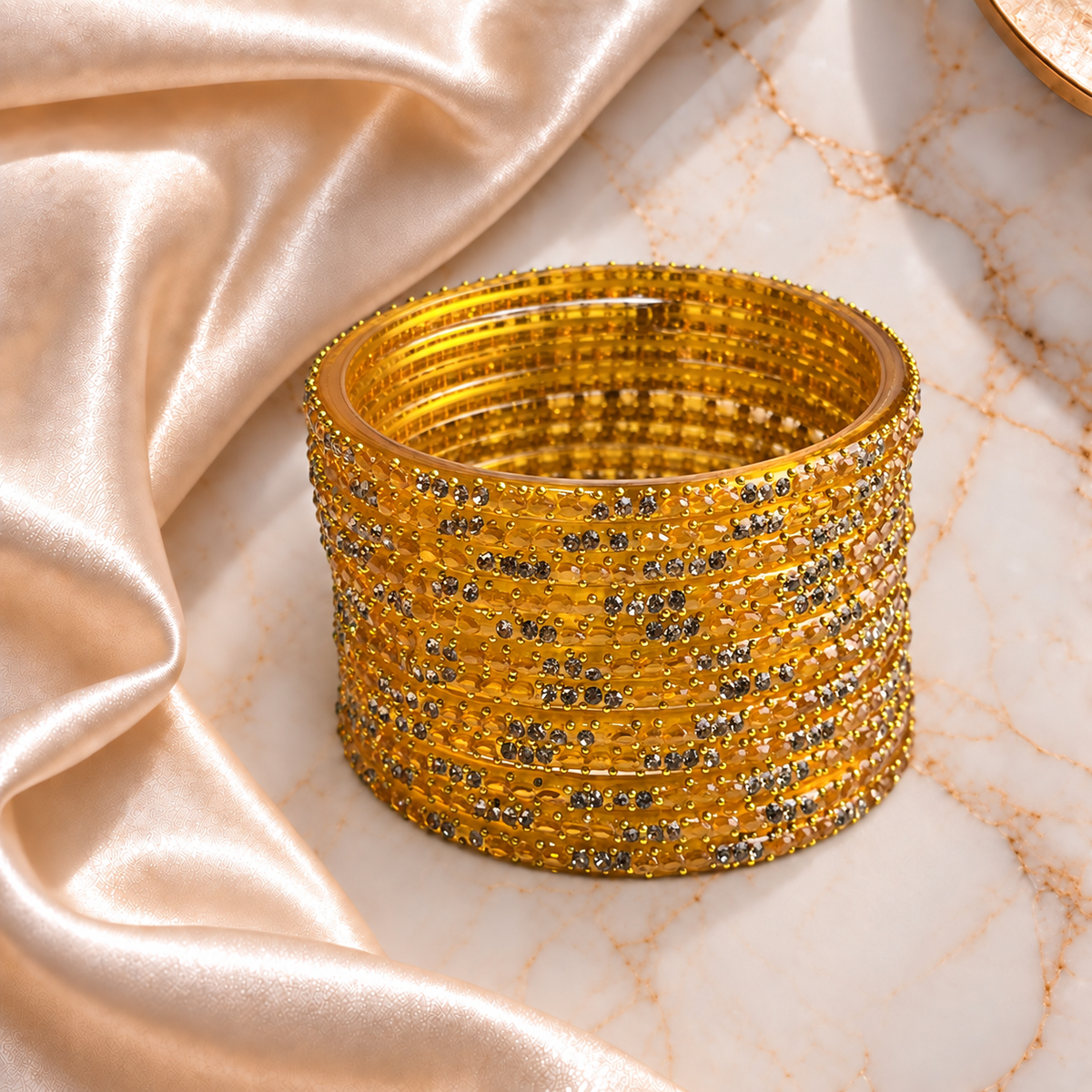 Raindrop Jelly Stones Bangles
