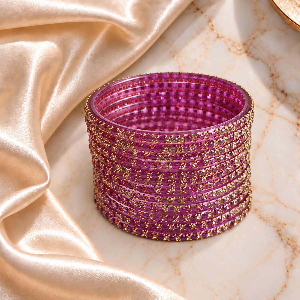 Raindrop Jelly Stones Bangles