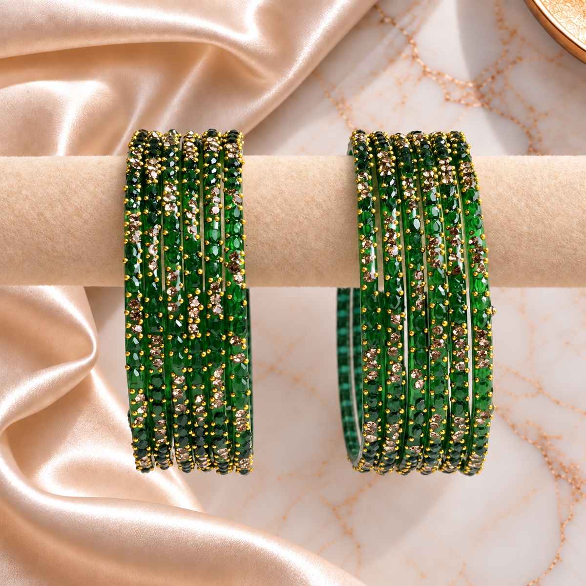 Raindrop Jelly Stones Bangles