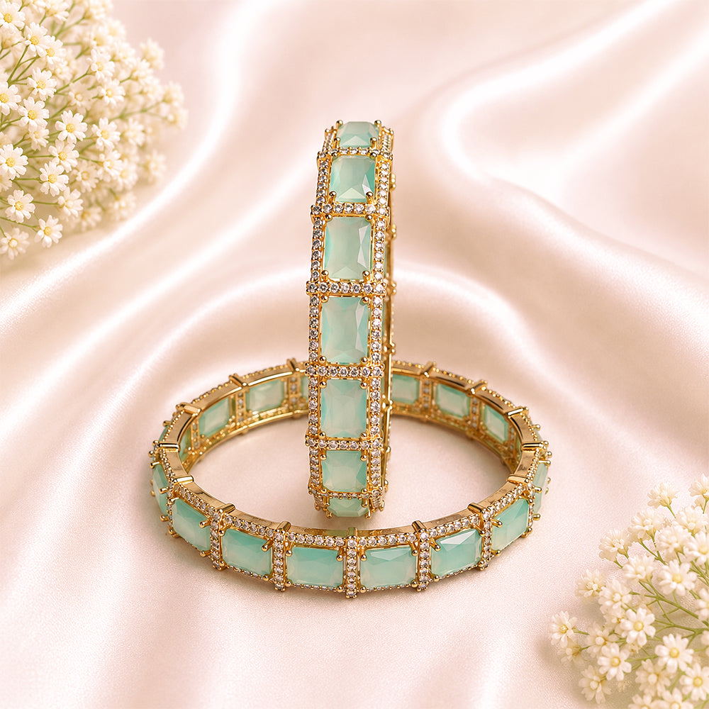Rose Gold-Plated AD kada 0014