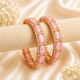 Rose Gold-Plated AD kada 0014