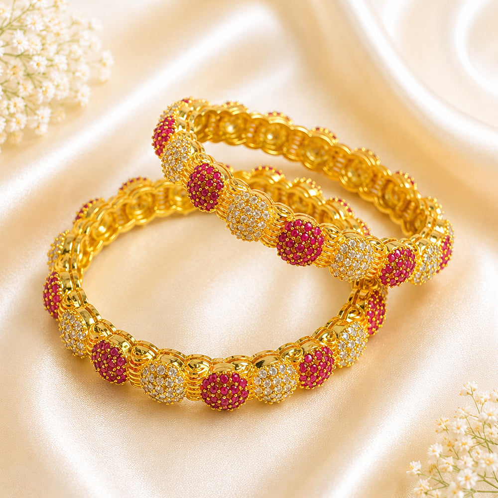 Ruby-White stones AD kada