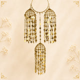 Small Dome with Star Design Hanging Chain Bridal Kalira
