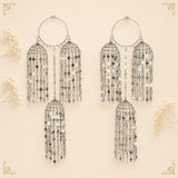 Small Dome with Star Design Hanging Chain Bridal Kalira