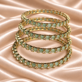 Square Line AD Stone Kada