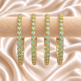 Square Line AD Stone Kada