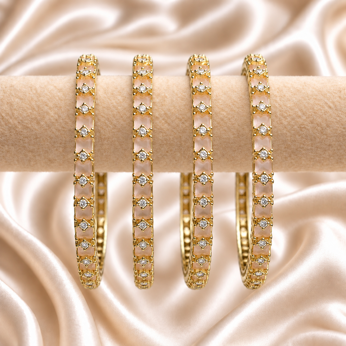 Square Line AD Stone Kada