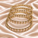Square Line AD Stone Kada