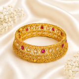 Taditional Gold Plated Polki Kada