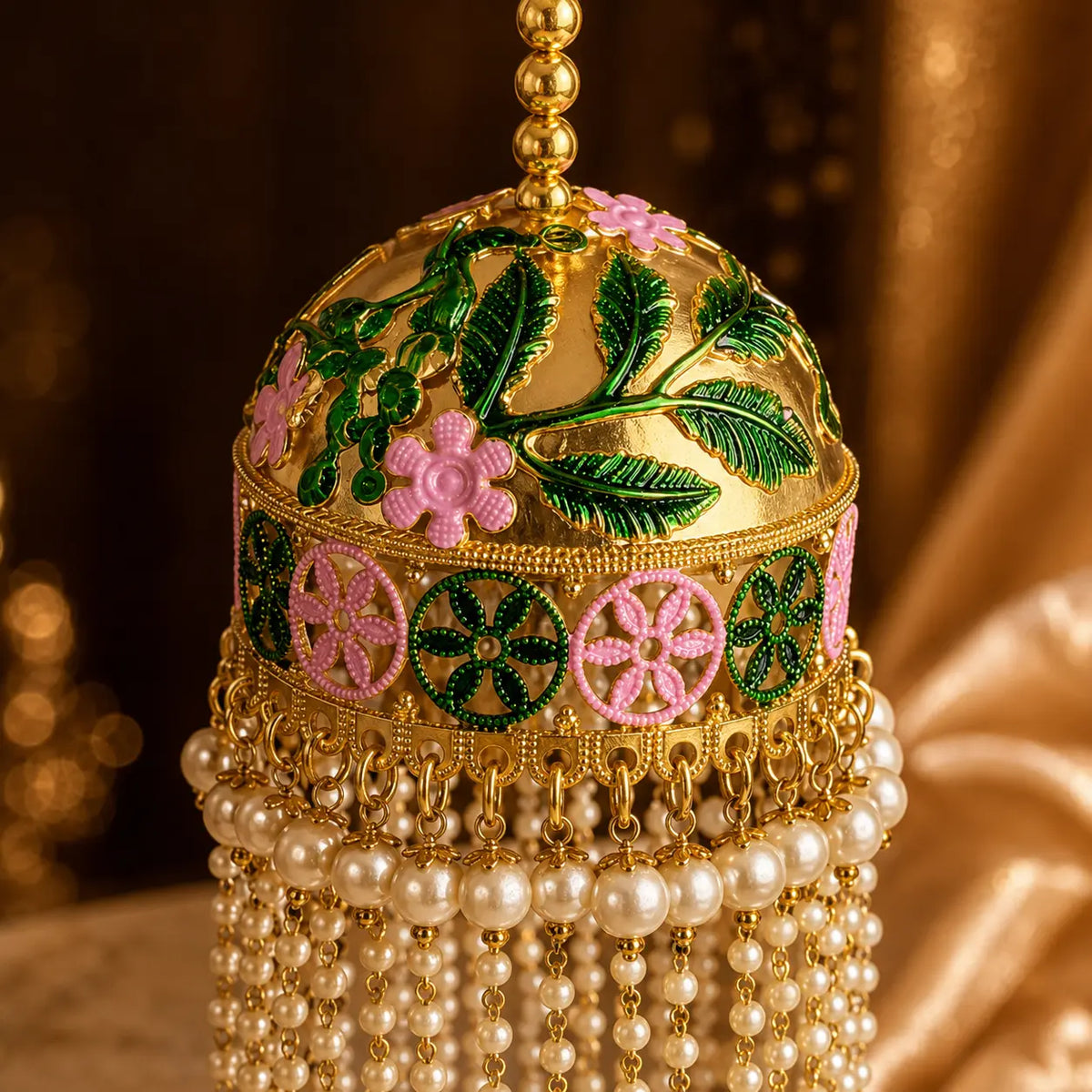 Pastel Peacock Meenakri Bridal Kalira