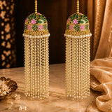Pastel Peacock Meenakri Bridal Kalira
