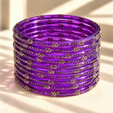 Mini Bloom Glass Bangles